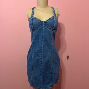 Steve Madden Blue Denim Mini Dress